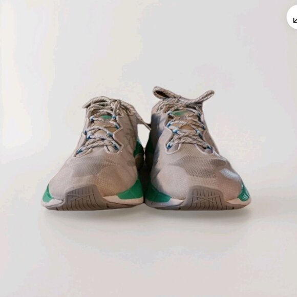 Reebok Zig Kinetica 2 mens sneakers shoes Pure Grey Future Teal Lace Up size 13 - Picture 3 of 10